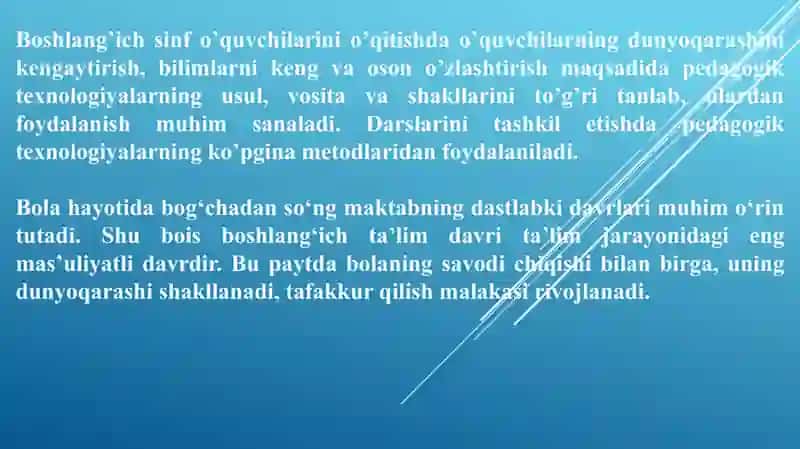 Bo’lajak o’qituvchilarni tayyorlashda pedagogik innavatsion texnologiyalardan foydalanish 3