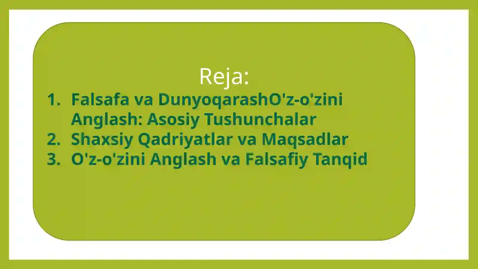 MUSTAQIL ISH 3