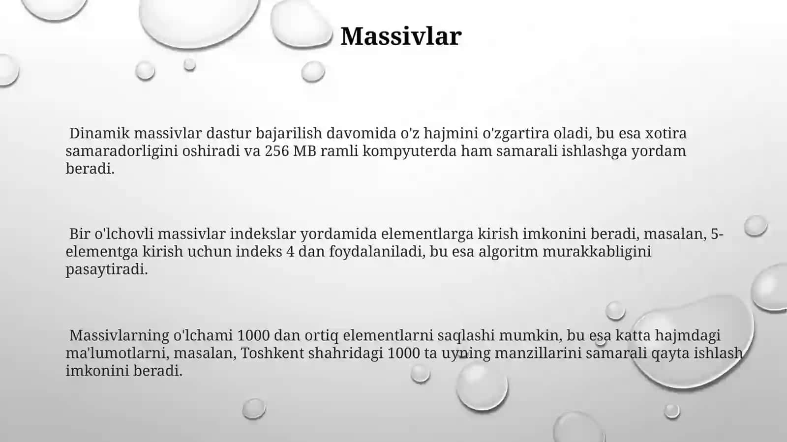 Algoritmlash va dasturlash asoslari 3