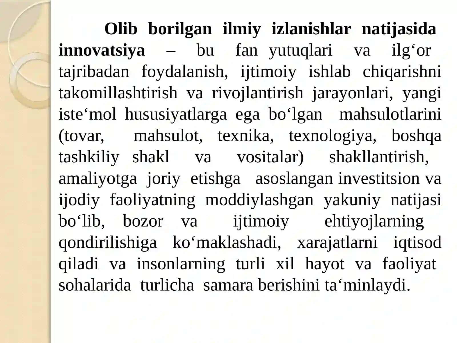 Fan-texnika taraqqiyoti va innovatsion texnologiyalar 3