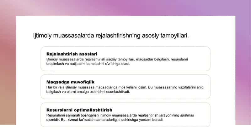 Sotsial muassasalarda rejalashtirish 3