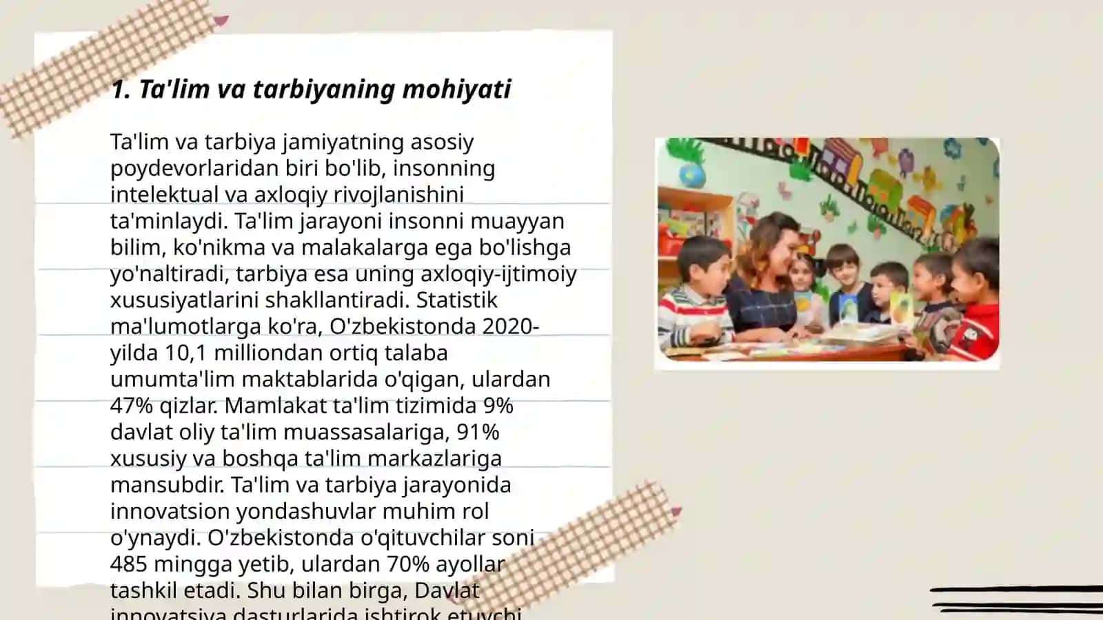 Ta'lim va tarbiyaning mohiyati 3