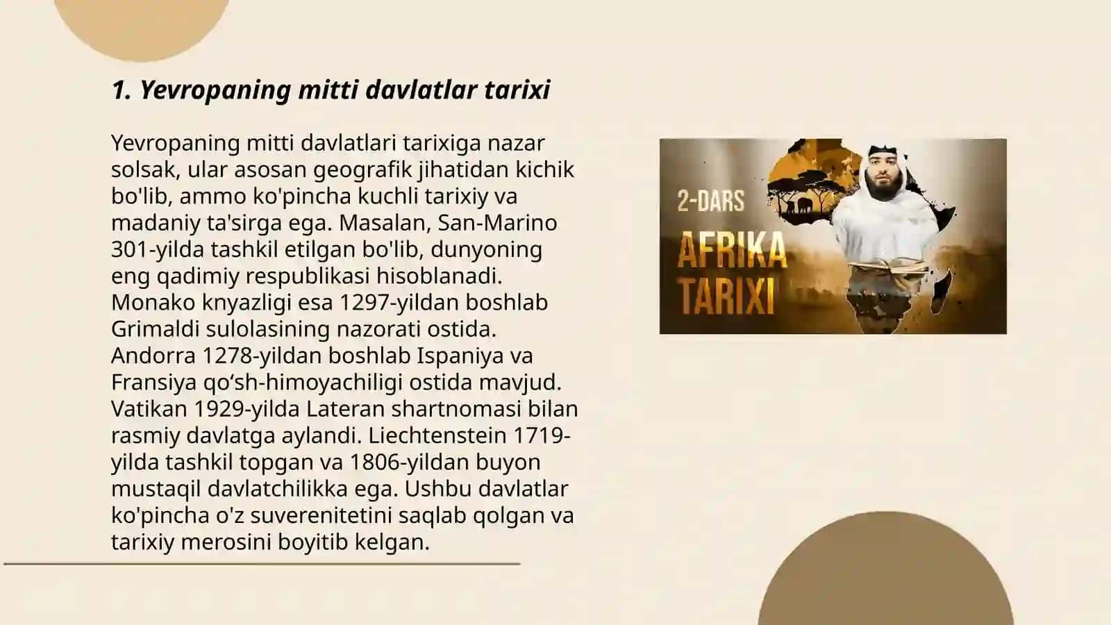 Yevropaning mitti davlatlarining rivojlanish jarayoni 3