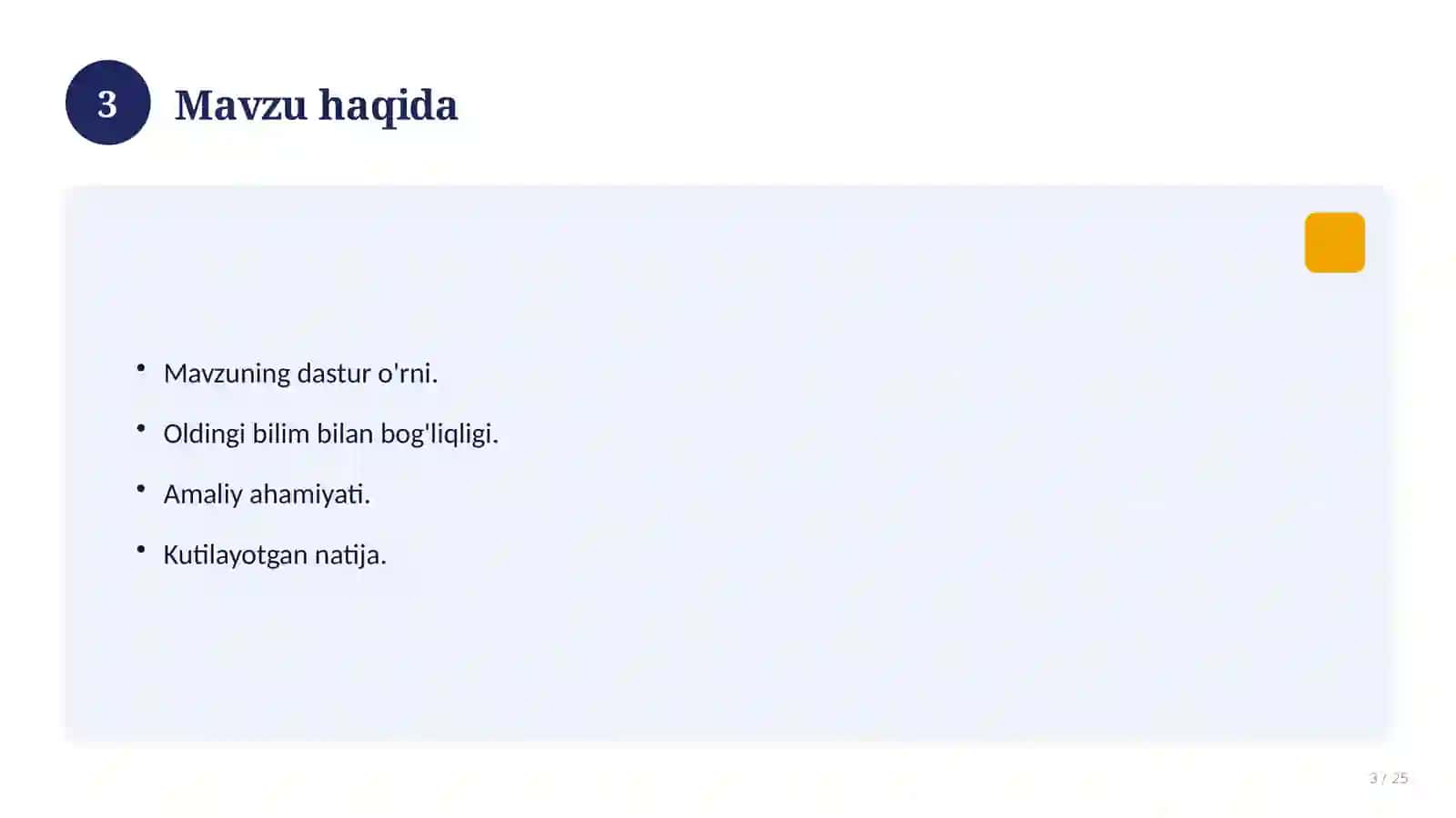 O'zbekiston tarixi fanidan 9-sinf uchun ochiq dars ishlanmasi 3