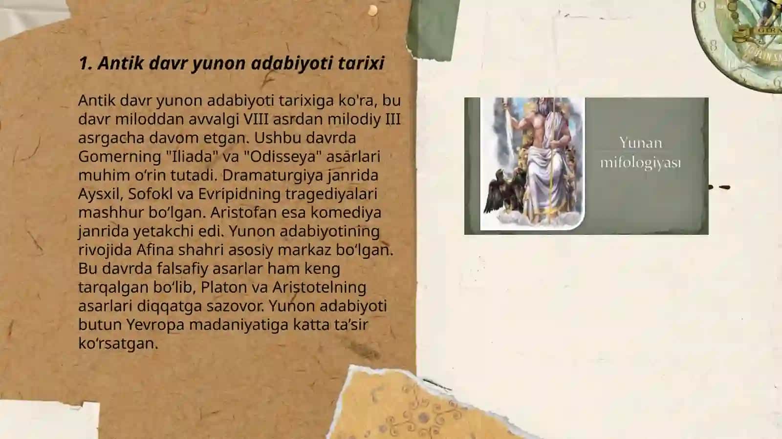 Antik davr yunon adabiyoti 3
