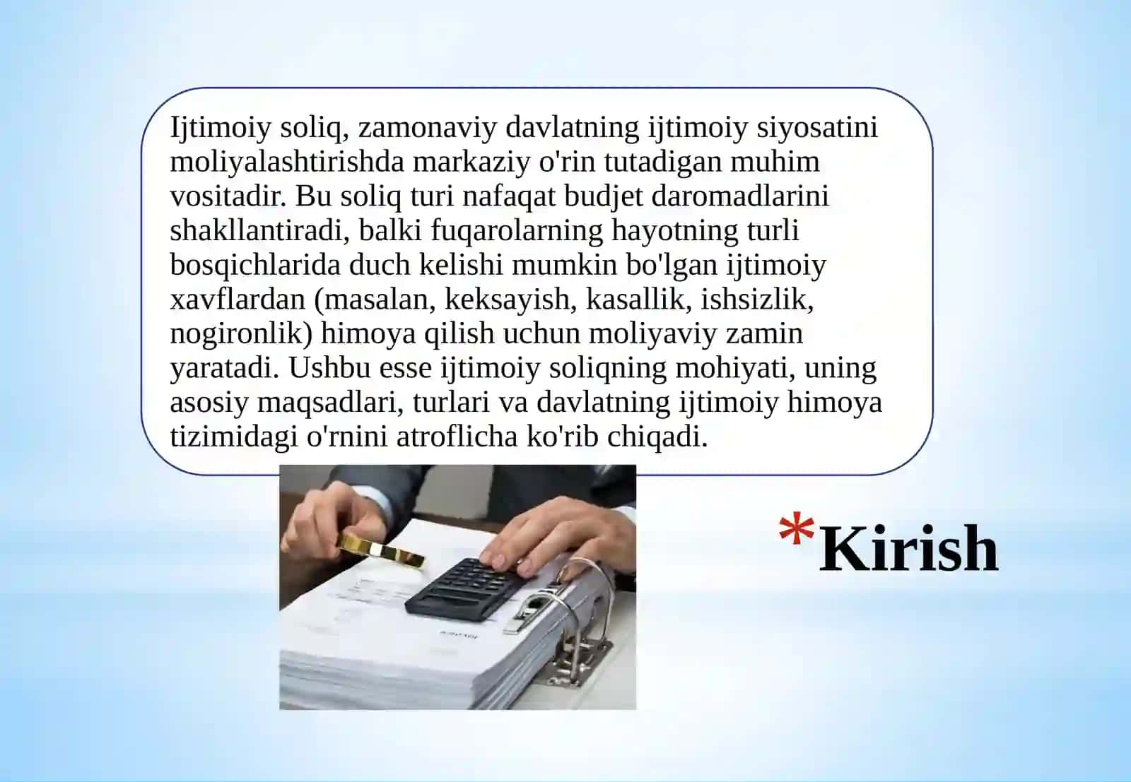IJTIMOIY SOLIQQA TORTISHDA IJTIMOIY SOLIQ 3