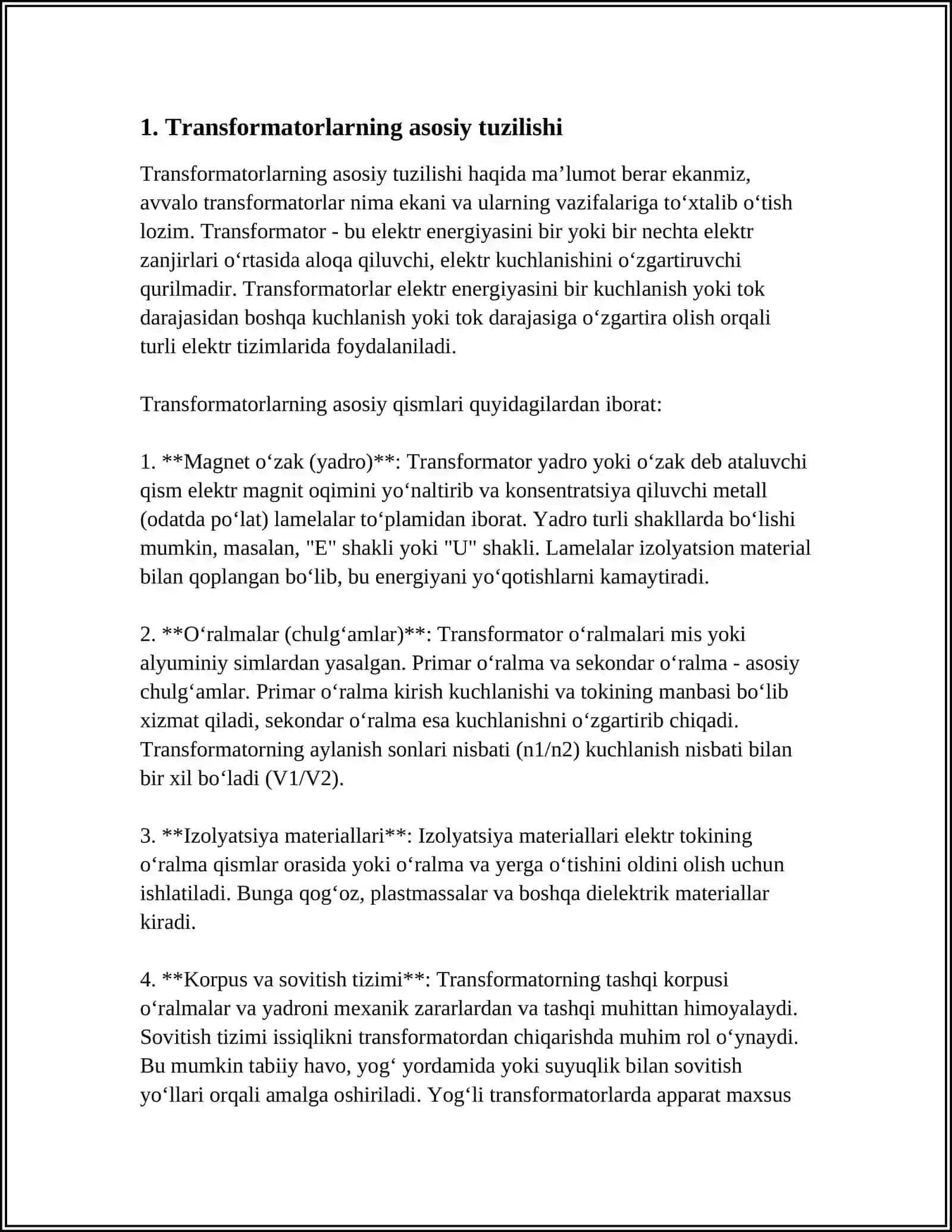 TRANSFORMATORLAR 3