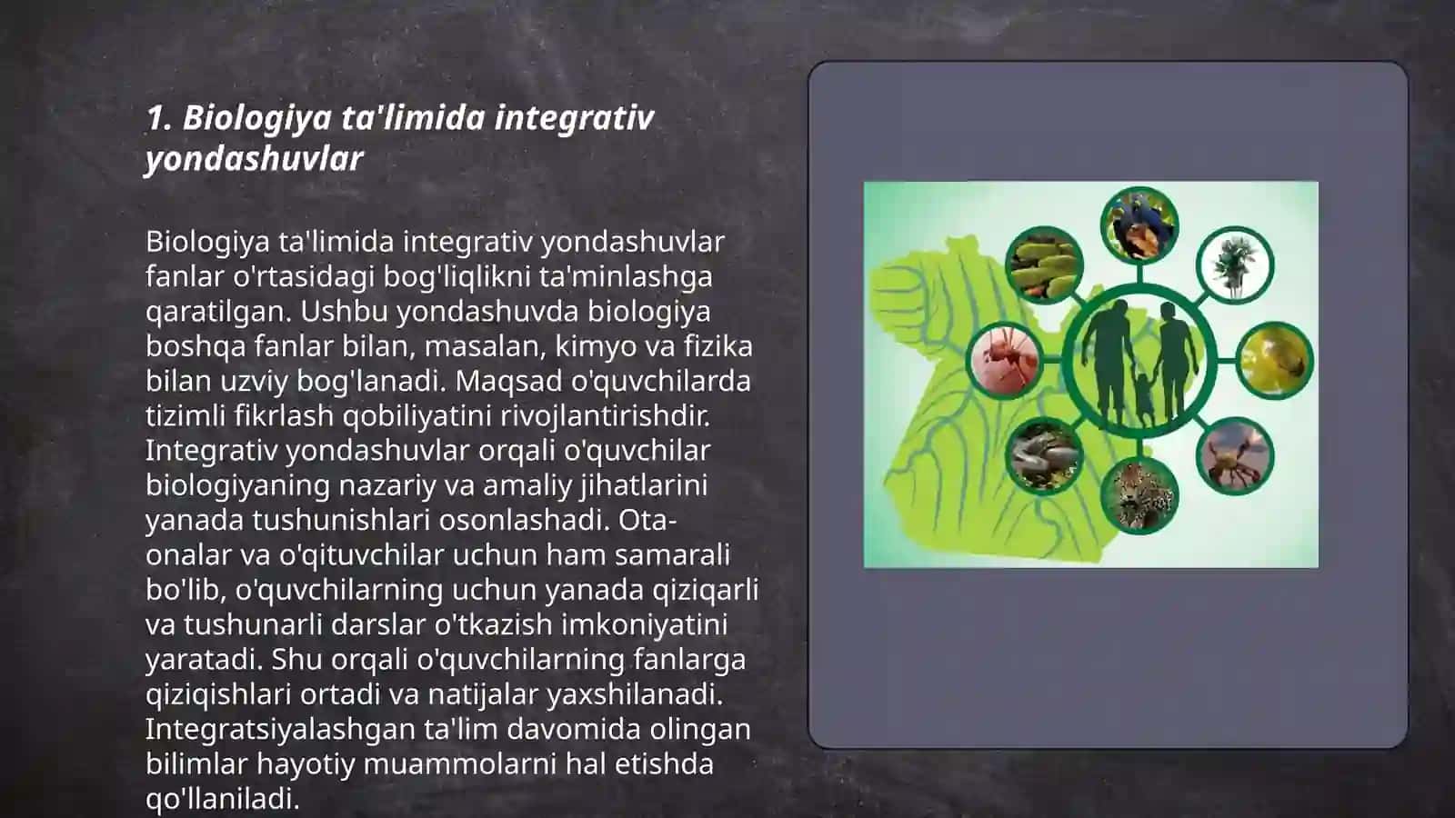Biologiya fanlarini oʻqitish metodikasining dolzarb muammolari va zamonaviy yondashuvlari 3