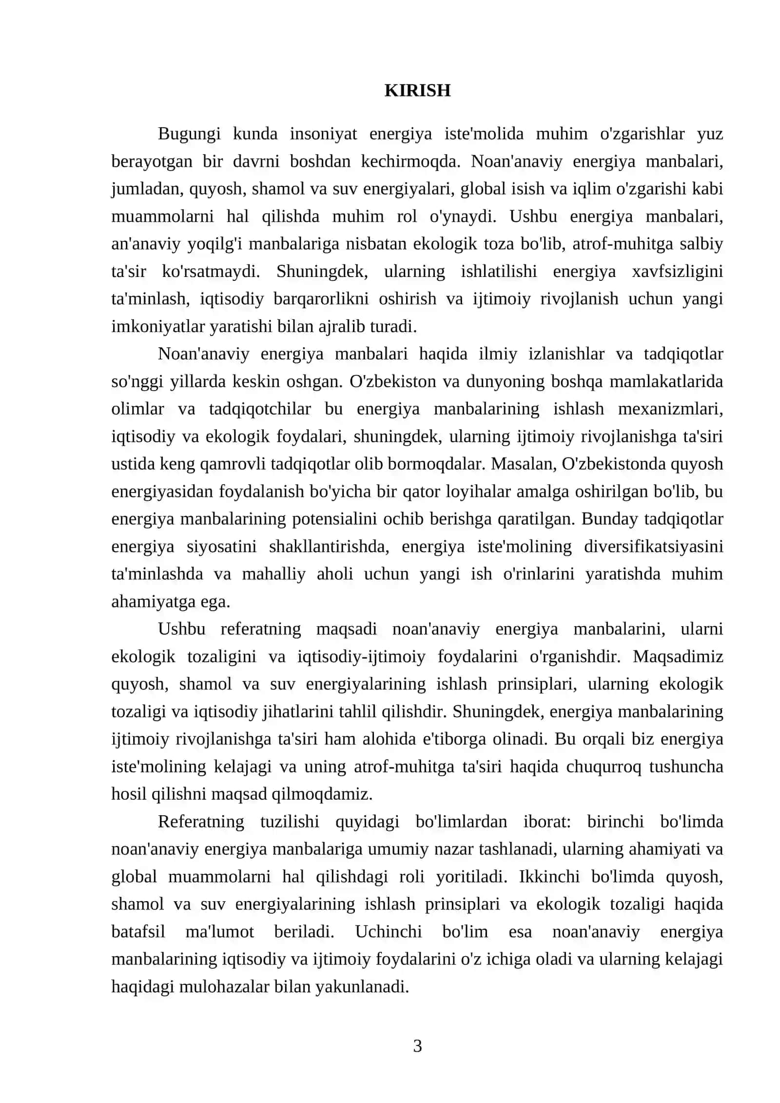 Noananaviy energiya manbalari va ularning ekologik tozaligi 3