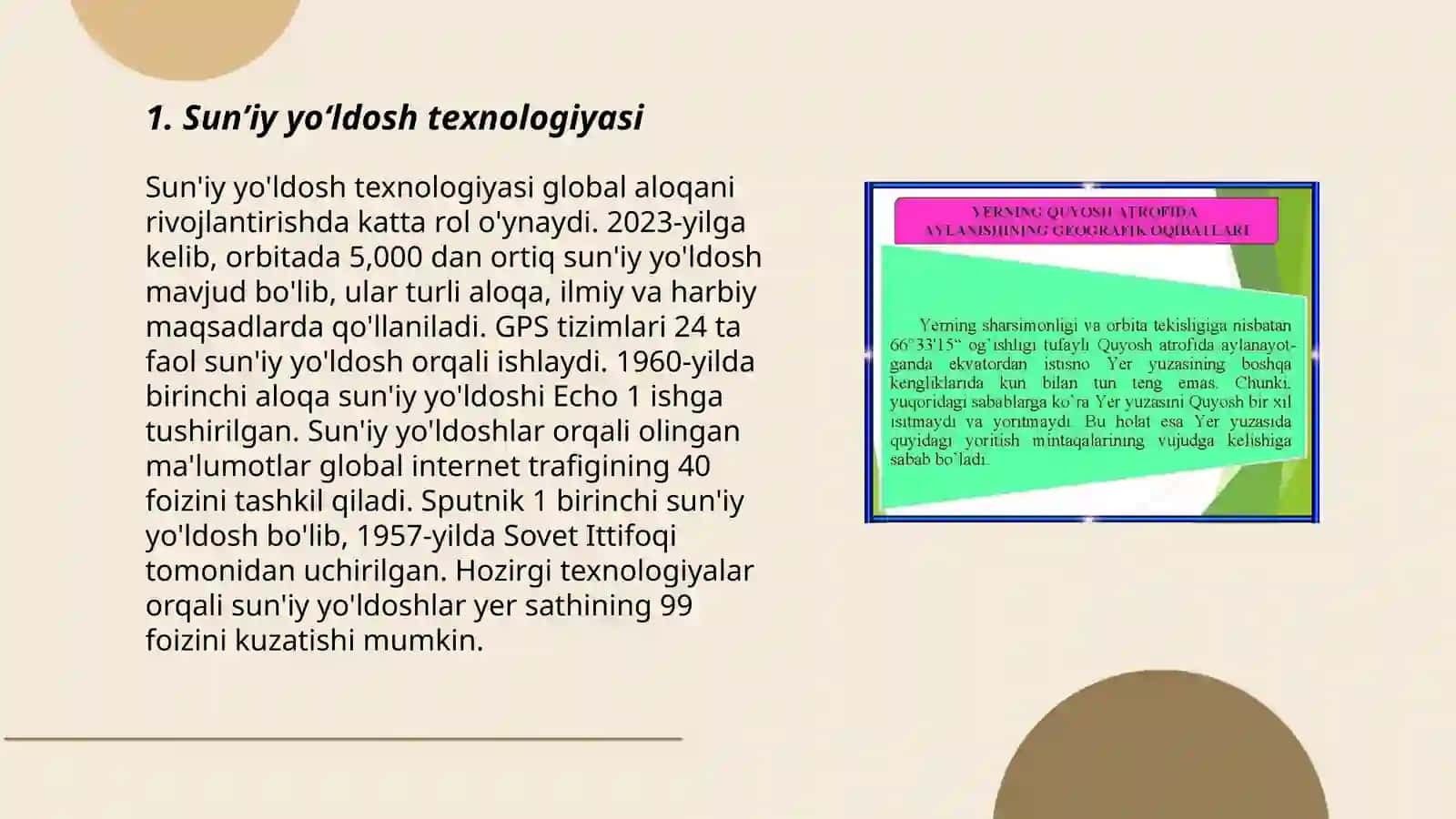 Sun'iy yo'ldosh texnologiyasi 3