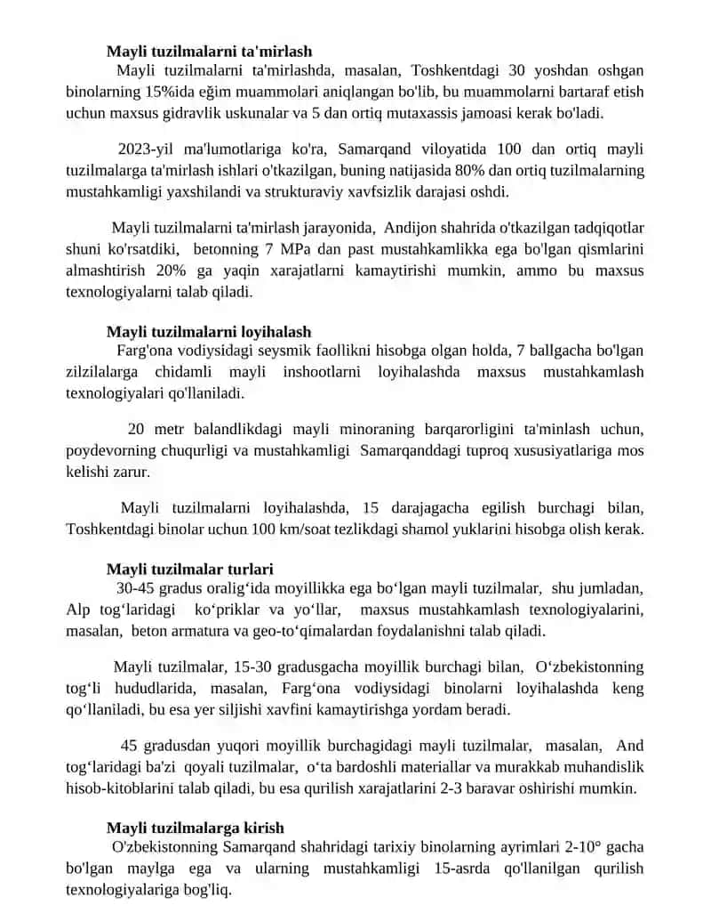 Tilning strukturasi 3
