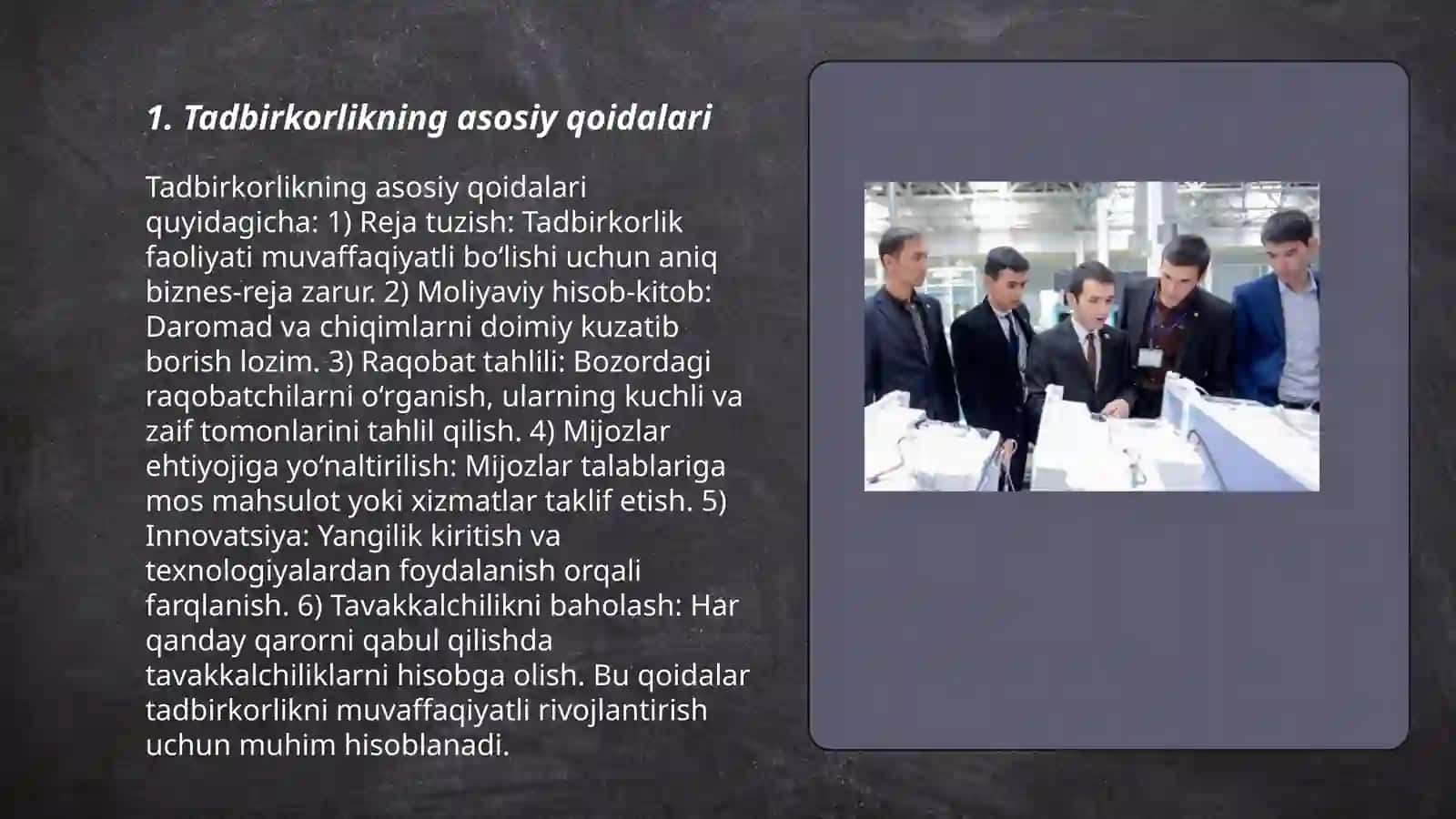 Tadbirkorlik etikasi va maʼdaniyati 3