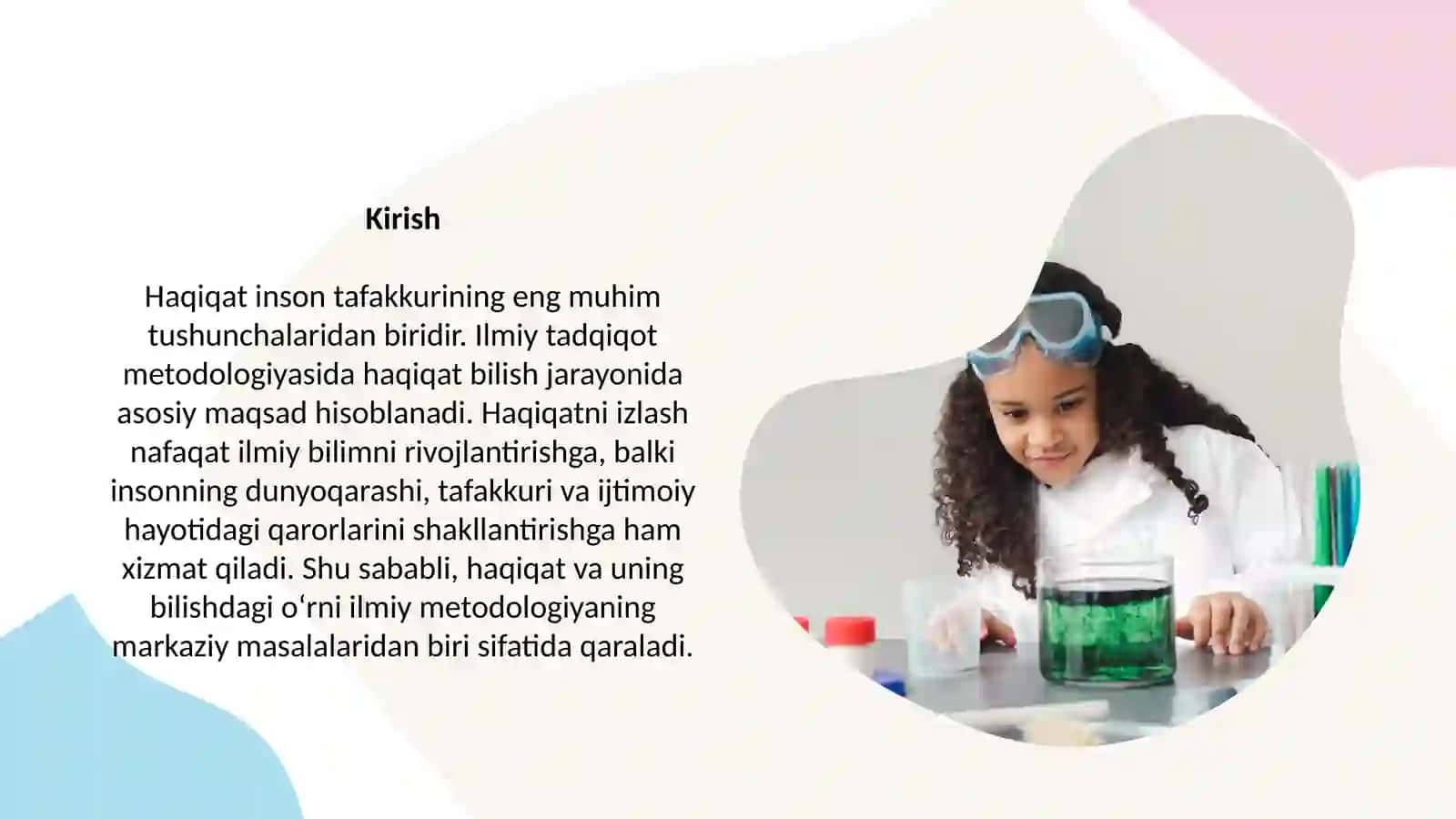 «Haqiqat va uning bilishdagi o‘rni» 3