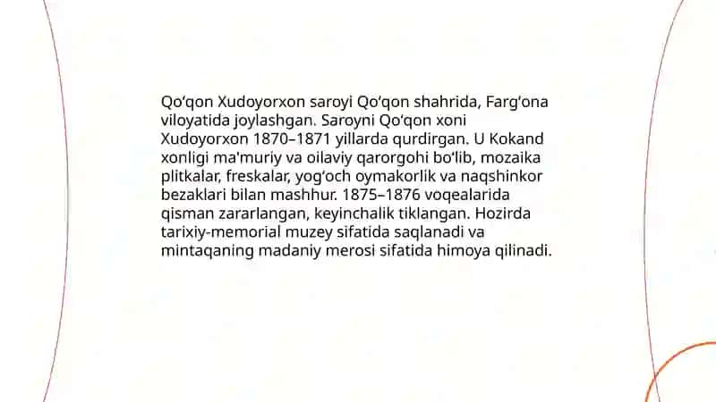 Fargʻona viloyati tarixiy joylari 3