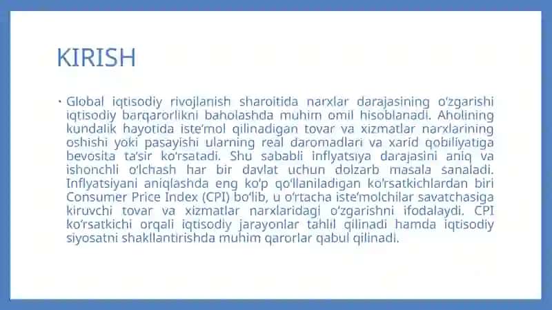 Consumer Price Index (CPI) 3