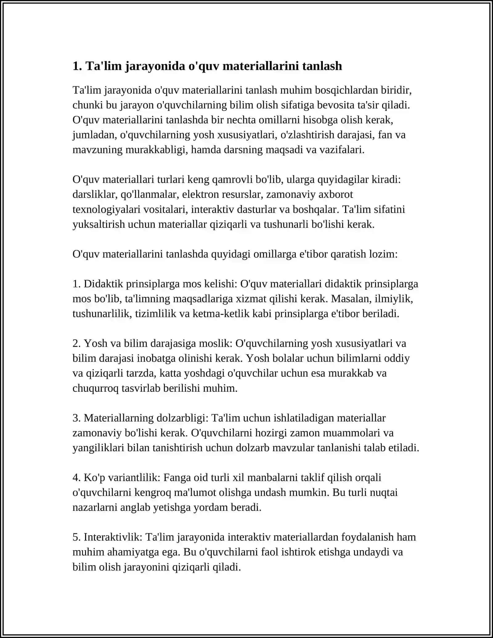 NOKASBIY MEDIATA'LIM XUXUSIYATLARI 3