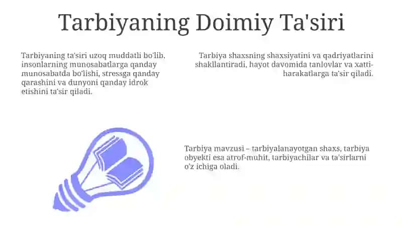 Shaxs Tarbiyaning Obekti va Subyekti Sifatida 3
