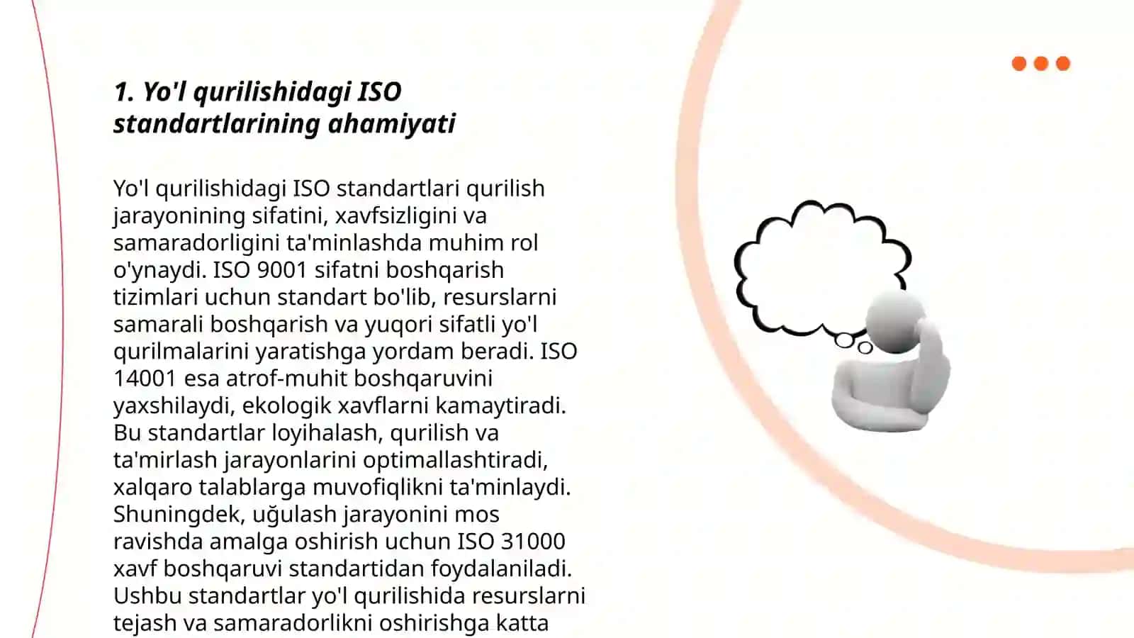 Yoʼl qurilishida ISO standartlaridan unumli foydalanish 3