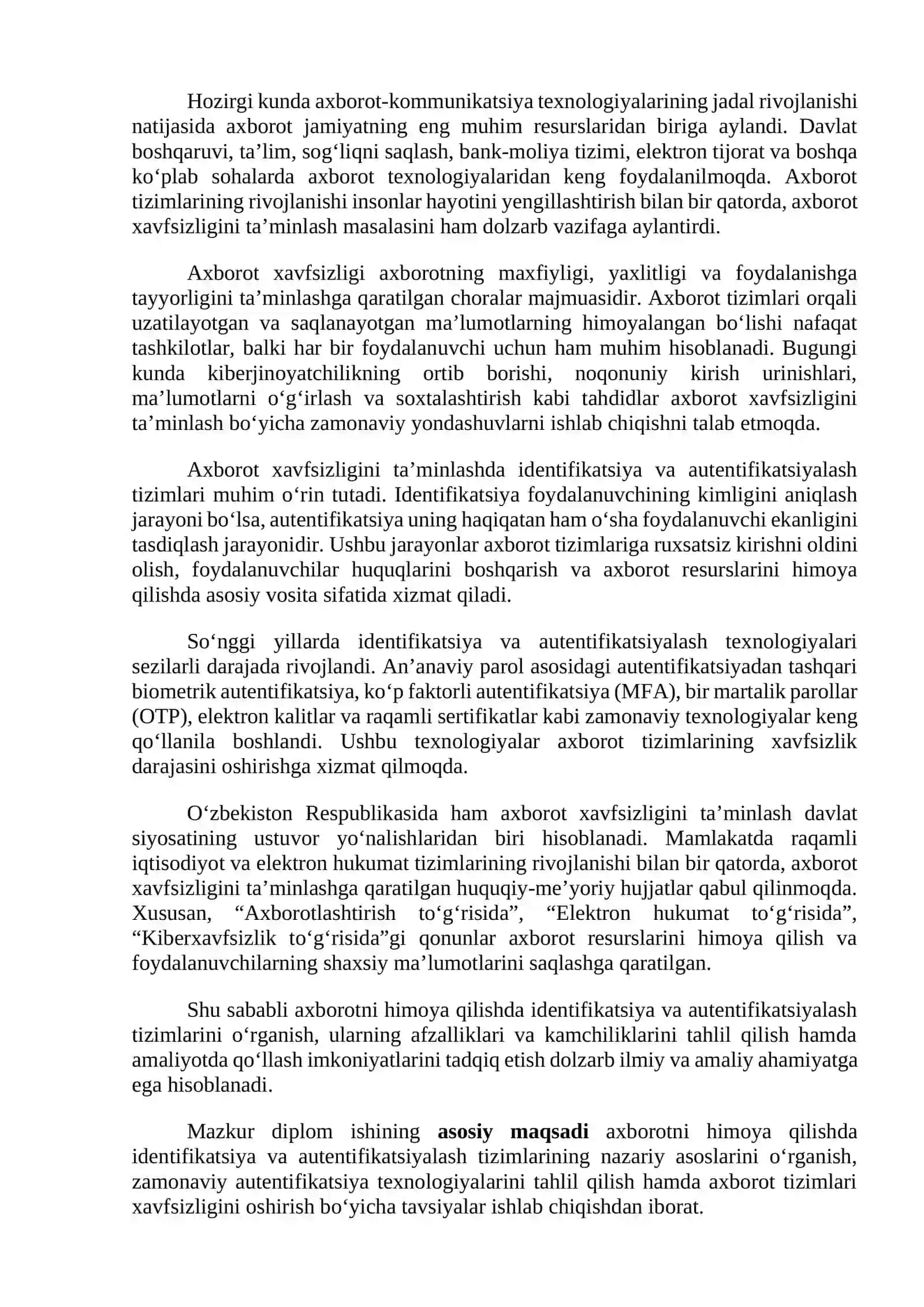 Identifikatsiya va autentifikatsiyalash 3