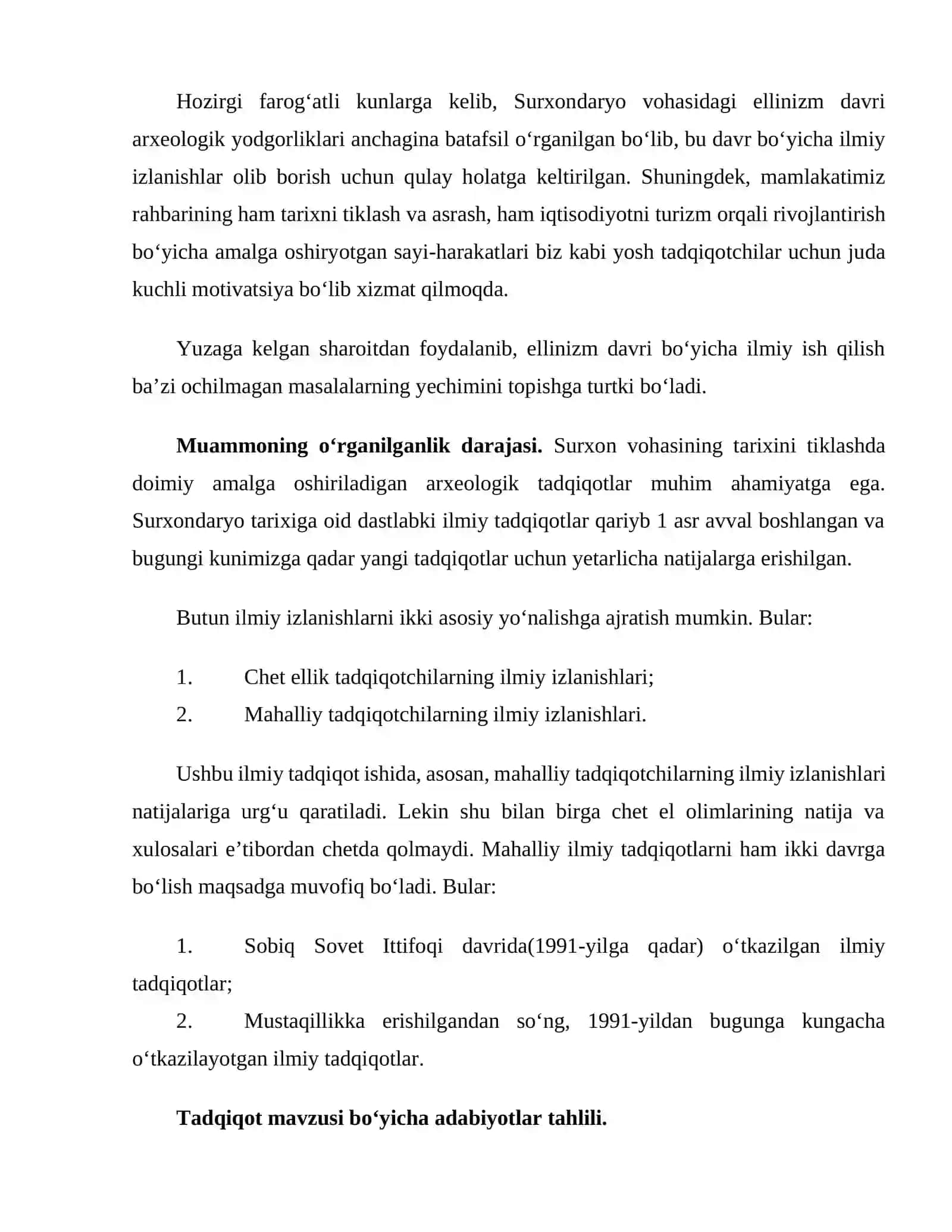 Shimoli-g‘arbiy Baqtriyadagi Ellinizm davri arxeologik yodgorliklarining o‘rganilishi 3
