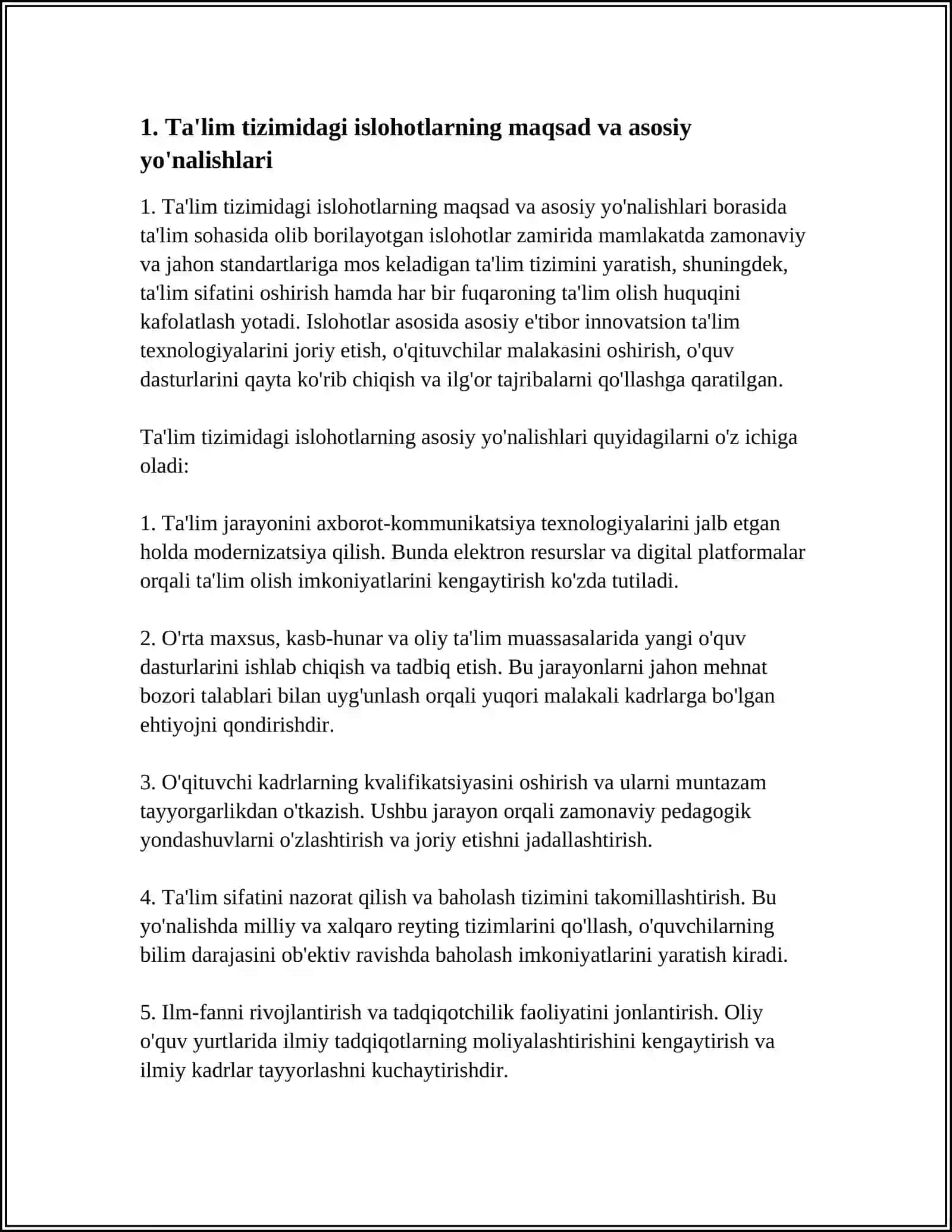 TA’LIM TIZIMIDAGI ISLOHOTLAR 3