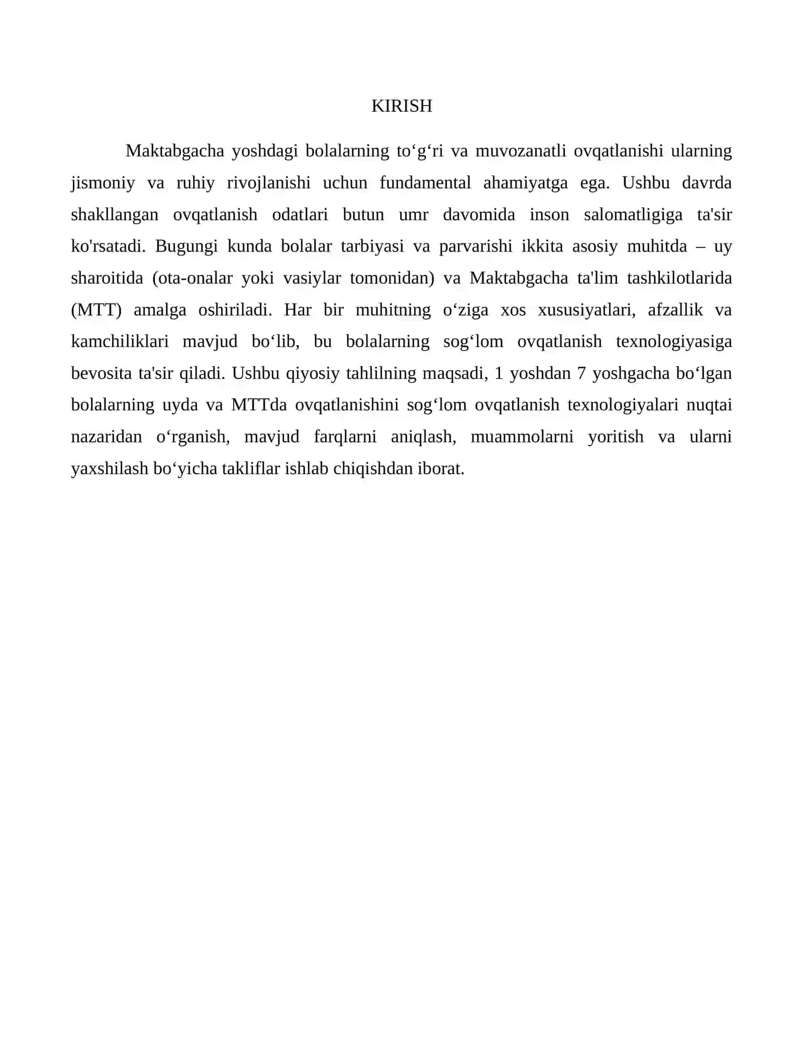 MAKTABGACHA TA’LIMDA SOG‘LOM OVQATLANTIRISH TEXNOLOGIYASI 3
