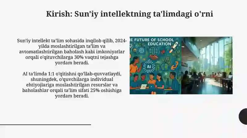 Boshlang'ich ta'limda sun'iy intellektdan foydalanish imkoniyatlari 3