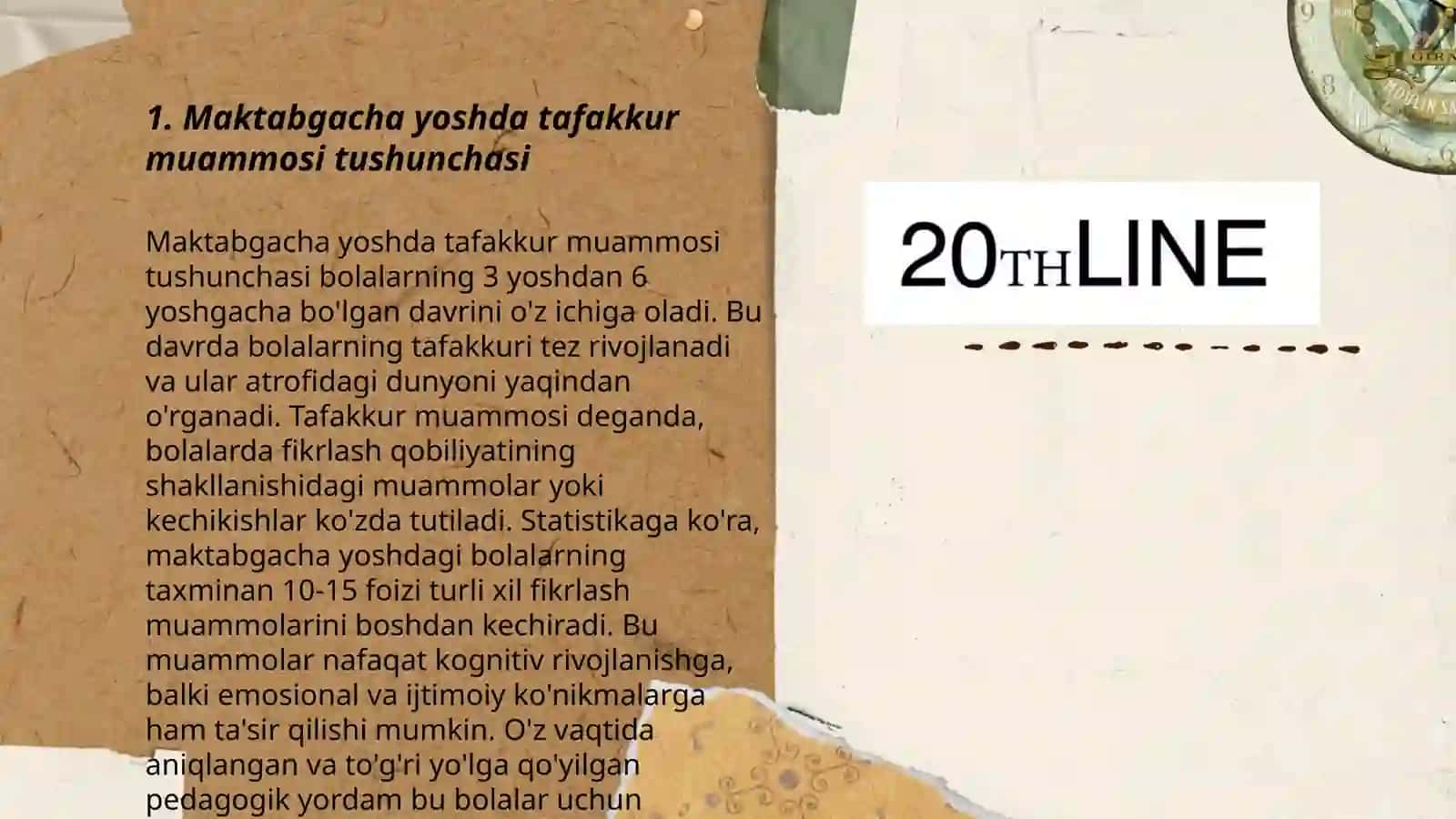 Tafakkur muammosi va uning rivojlanishi 3