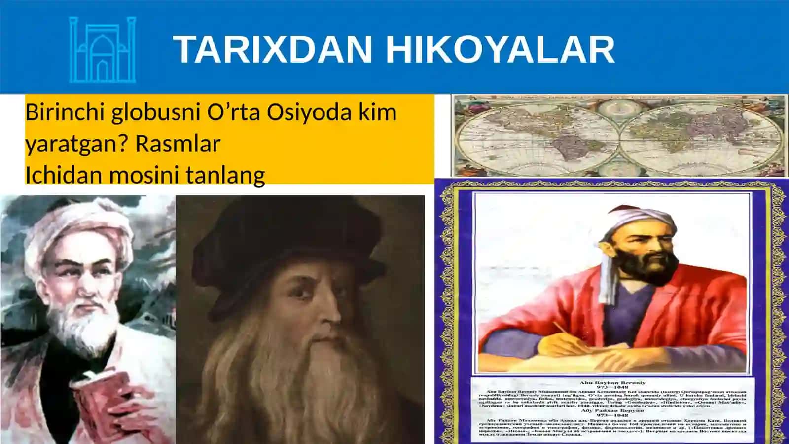 TARIXDAN HIKOYALAR 5-SINF 3