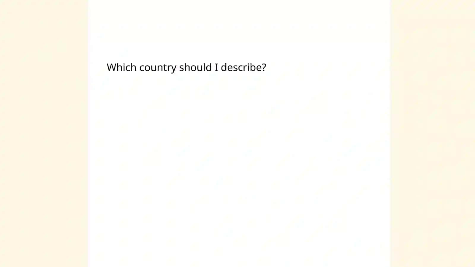 Geography of Your Country 3