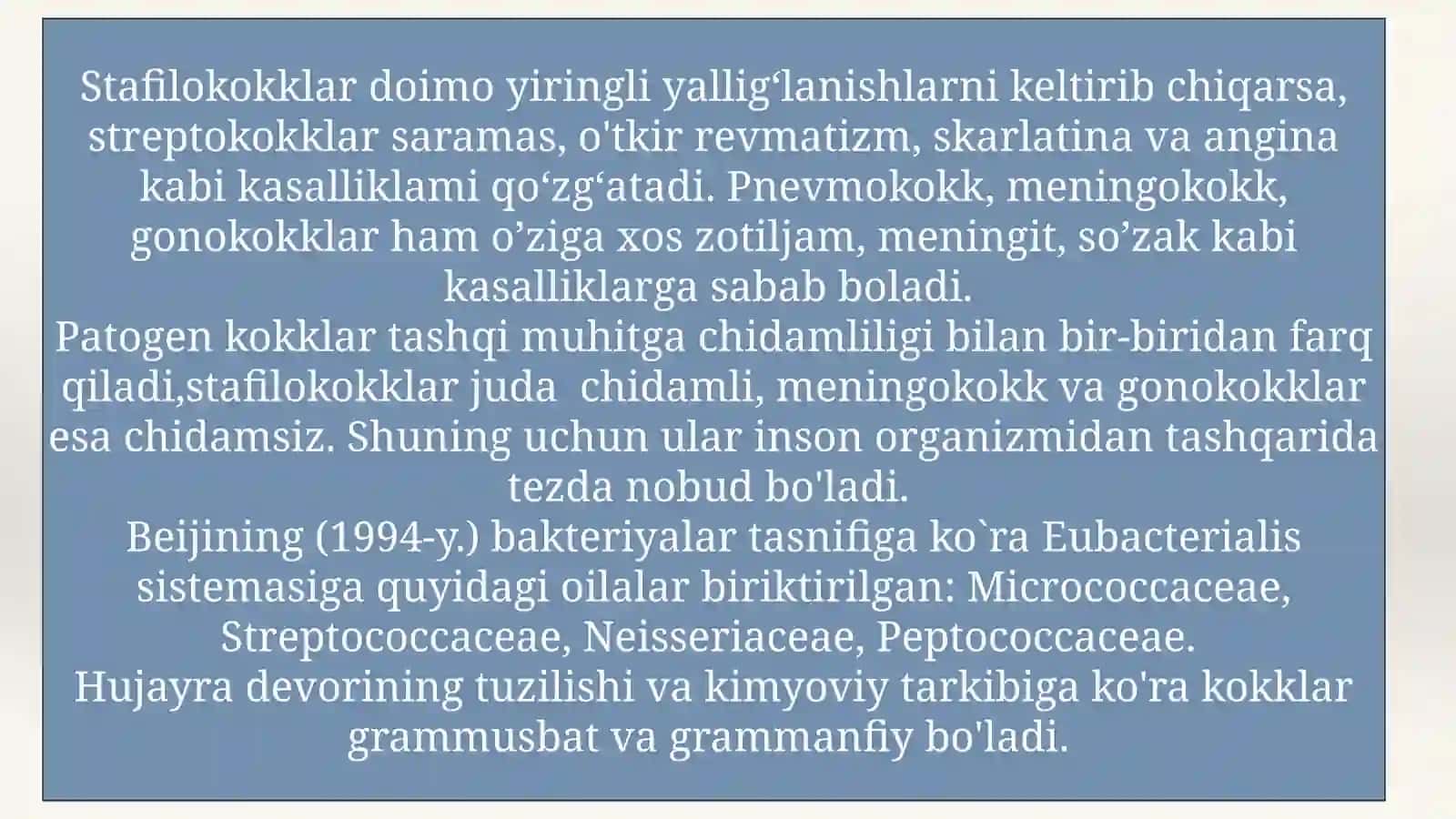 Patogen kokklar labaratoriya tashxisoti 3