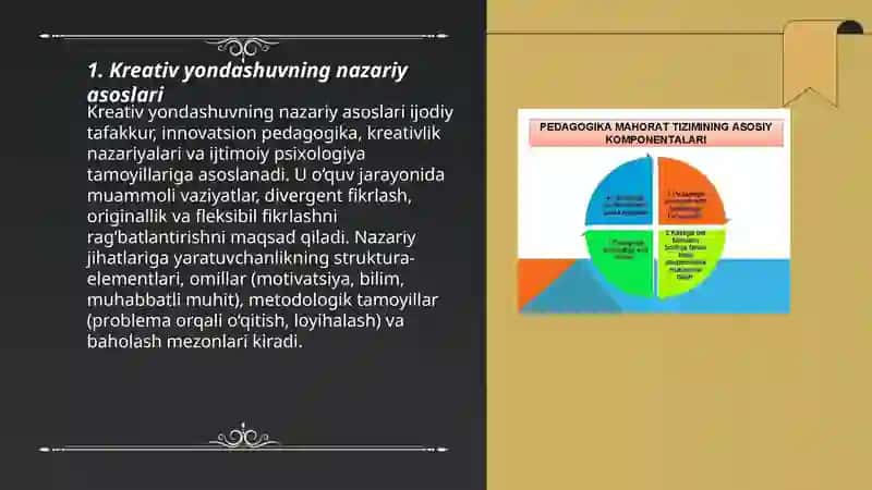 Pedagog o‘qituvchi faoliyatida kreativ yondashuv 3