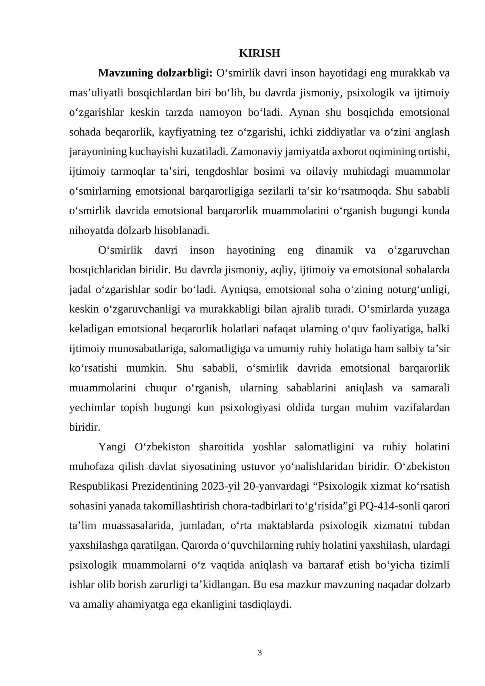 O‘SMIRLIK DAVRIDA EMOTSIONAL BARQARORLIK MUAMMOLARI 3