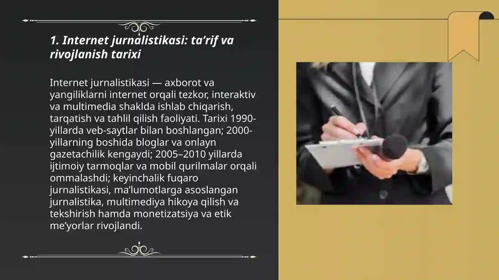 Internet jurnalistikasi: taʼrif va rivojlanish tarixi 3