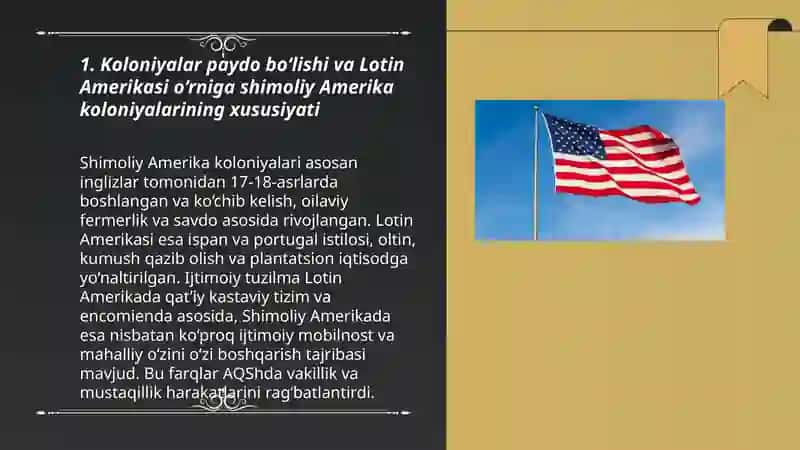 AQShning tashkil topishi Mustaqillik deklaratsiyasi va uning tarixiy ahamiyati 3