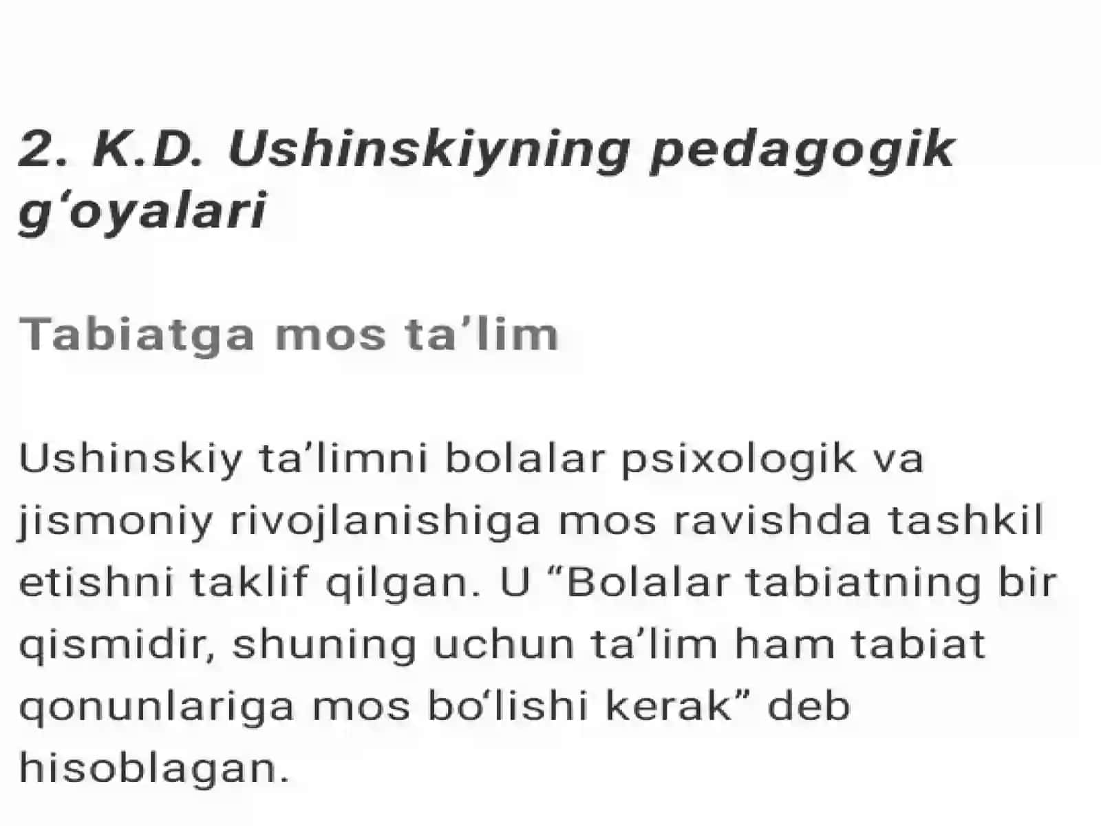 Rus pedagog olimlarining g'oyalari 3