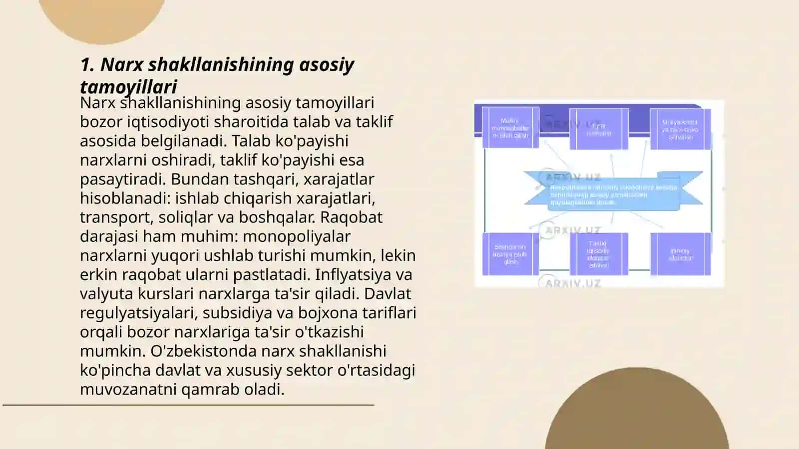 Bozor iqtisodiyoti sharoitida narx shaklantirish 3
