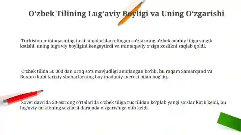 Oʻzbek tilshunosligi va uning rivojlanish yo‘llari 3