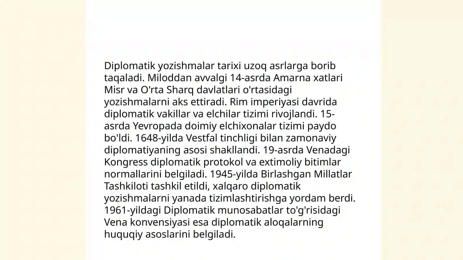 Diplomatik va tijorat yozishmalari mavzusida taqdimot tayyorlash 3