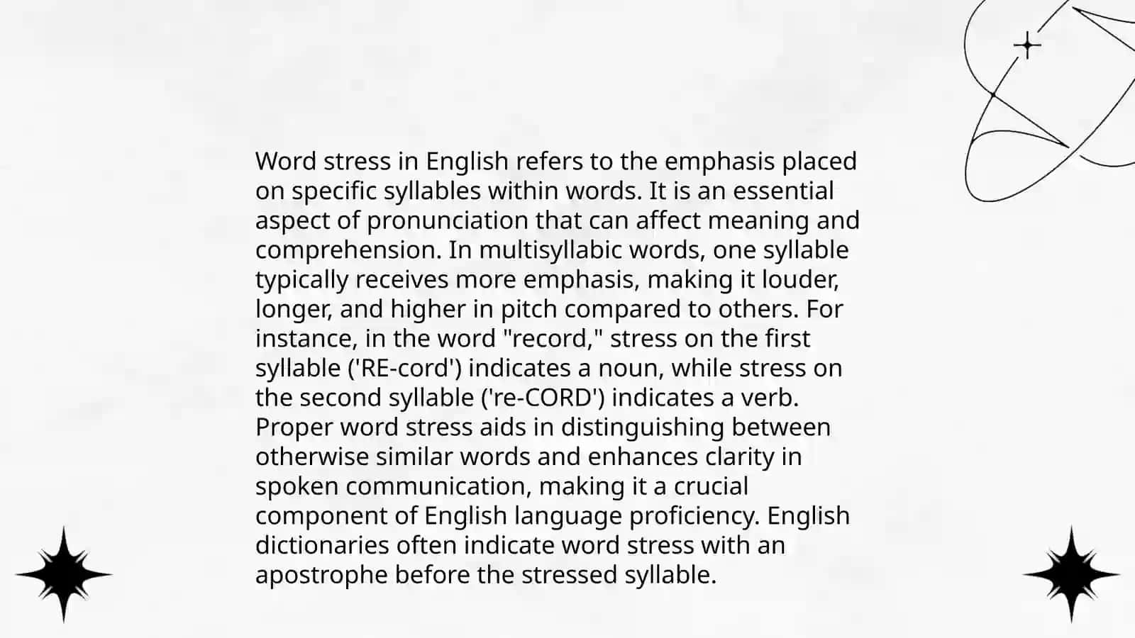 Teaching Stress 3
