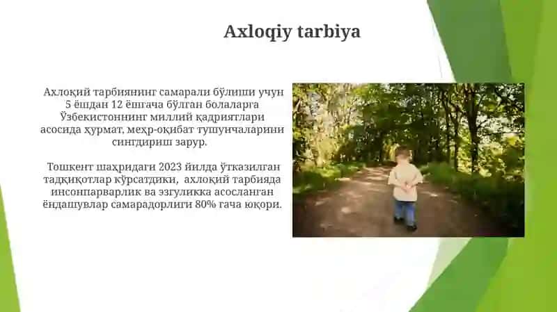 Tarbiyaning mazmuni va asosiy yo'nalishlari 3