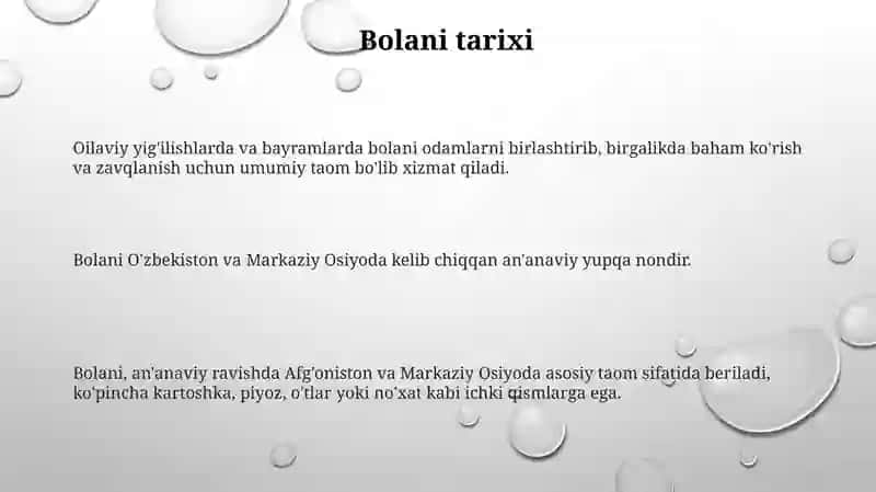 Bolani oilaga joylashtirish sharti 3