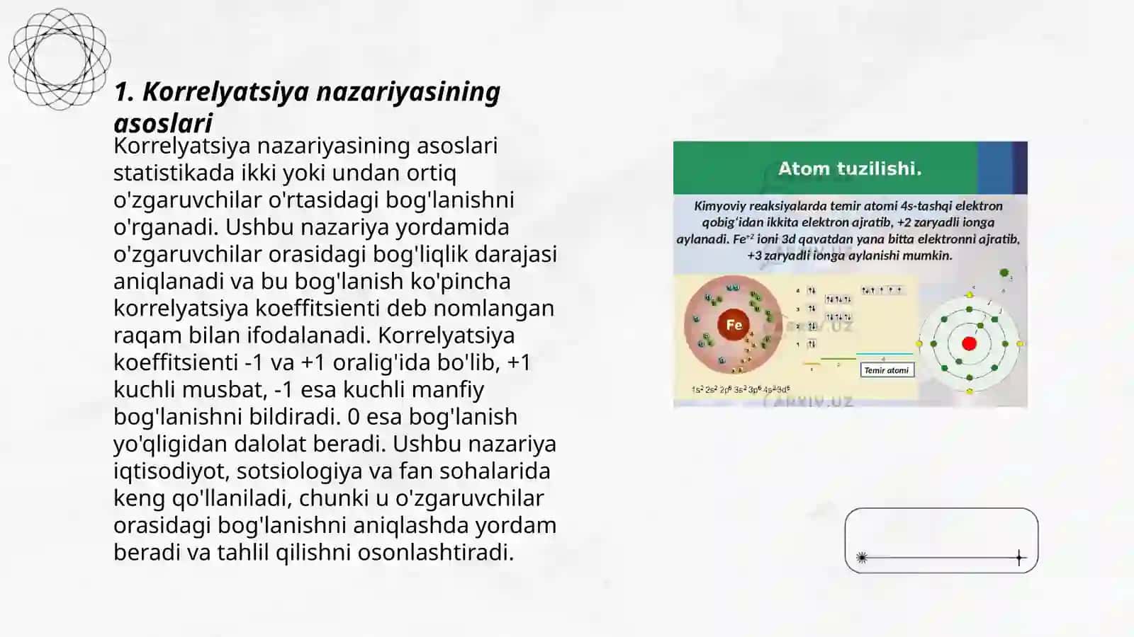 Tibbiy biologik masalalarni yechishda matematik statistika elementlaridan foydalanish korrelyatsimon bogʻlanishlarga repressiya tenglamasi 3