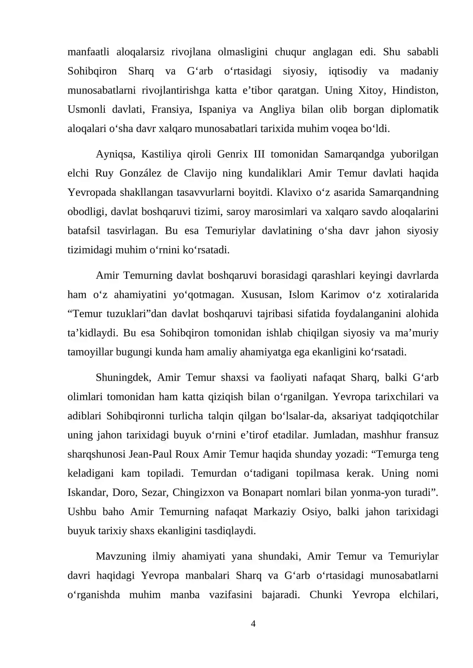 Amir Temur va Temuriylar davri tarixiga oid Yevropa manbalari 3