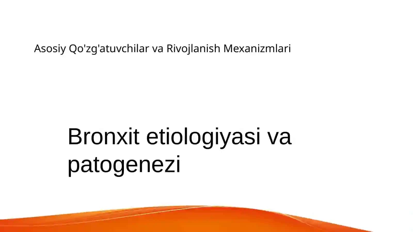 Bronxit kasalligining qo'zg'atuvchilari, patogenez va laboratoriya tashhisi 3