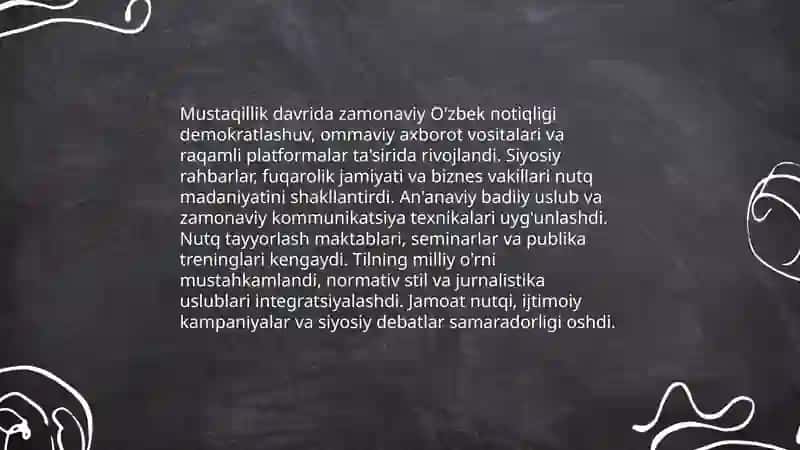 O'zbek notiqlik san'ati tarixini organish 3