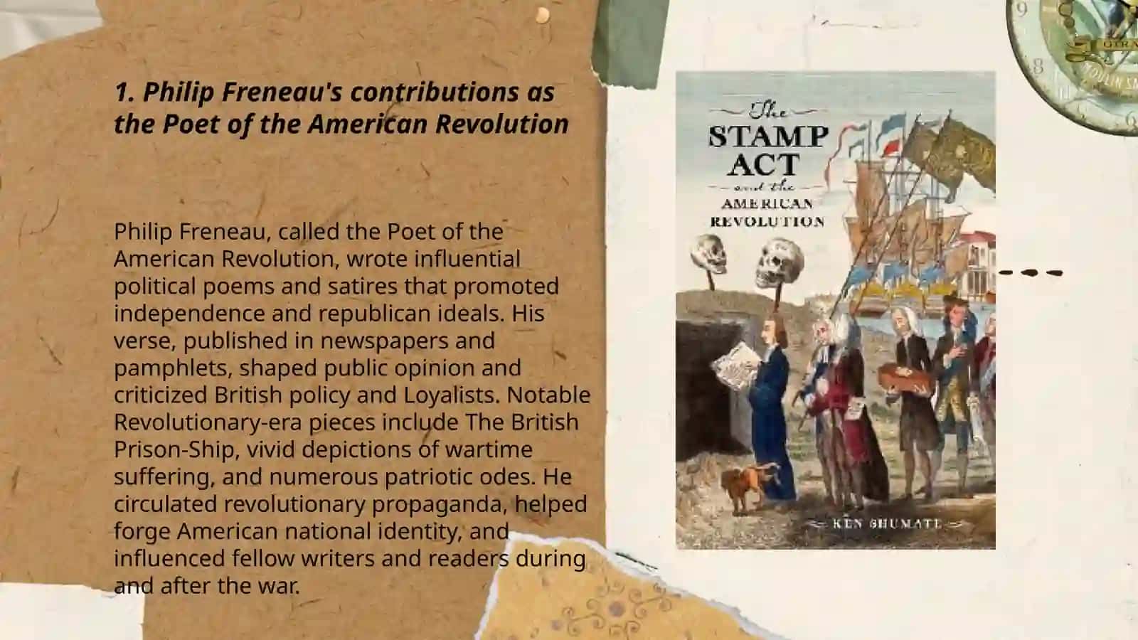 Philip Freneau's contributions as the Poet of the American Revolution 3