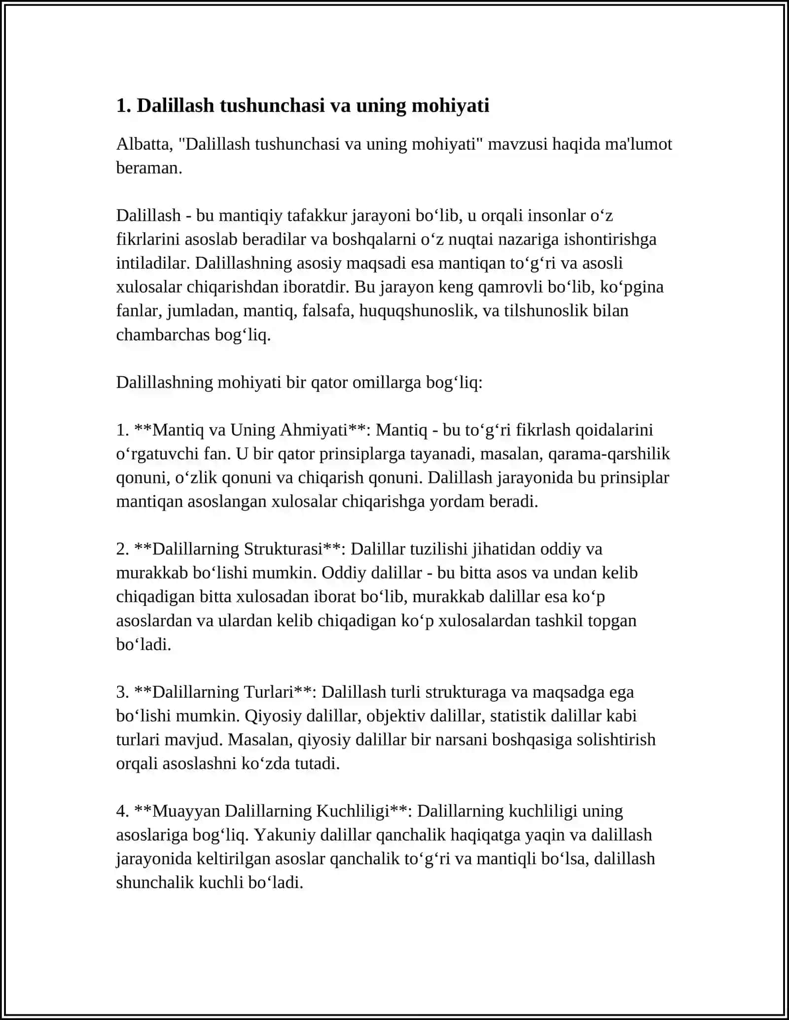 DALILLASH VA ISHONCH E'TIQODNING SHAKLLANISH JARAYONI 3