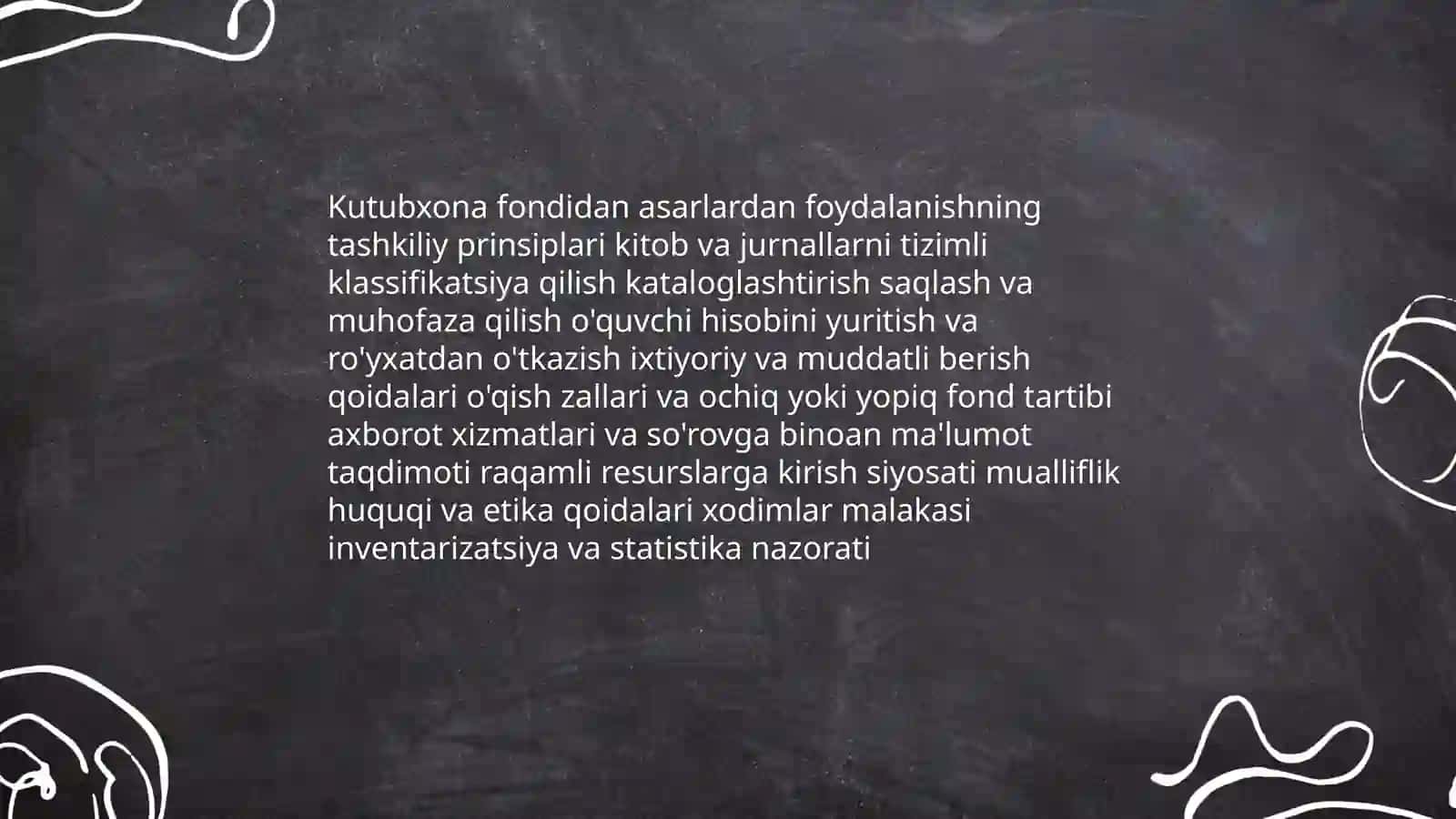 Kutubxona axborot muassasalarida asarlardan foydalanish 3