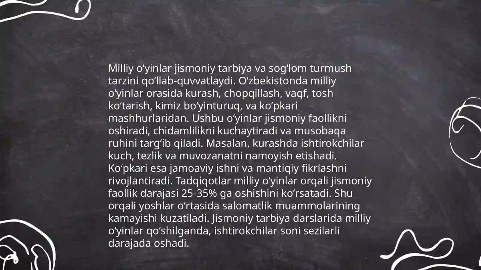 Milliy va harakatli oʻyinlar (Milliy va harakatli oʻyinlar orqali jismoniy sifatlarini rivojlantirish) 3